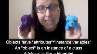 CS Awesome: Introducing Vocabulary (Class, Object/Instance, Attributes/Instance Variables)