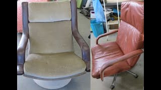 Dismantle Artifort chairs model F140 and F141