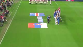 Slovensko - Island; Hymna Slovenskej republiky (National Anthem of the Slovak Republic - 16-10-23)
