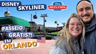 Passeio Gratuito na Disney em Orlando: Disney Skyliner, o TELEFÉRICO da Disney