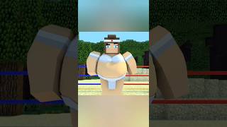 Fat Alex and Strong Steve.... Minecraft animation #minecraft #shorts