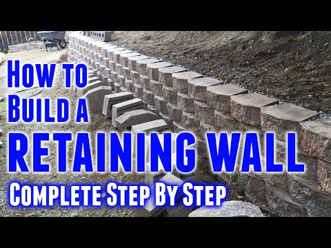 How To Build a Retaining Wall (Step-by-Step) How To Build a Retaining Wall (Step-by-Step)