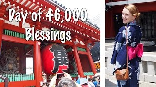 Hozuki-ichi at Sensoji Temple \u0026 Day of 46,000 Blessings!!