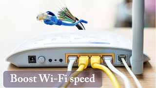 How to speed up your internet SPEED 10000x faster - Boost WiFi speed