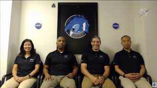 NASA SpaceX Crew-1 Astronauts Pre-Launch Press Conference