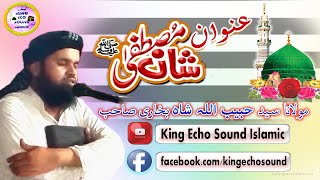 Syed Habibullah Shah | Shan e Mustafa  (SAWW)  Full Taqreer | King Echo Sound Islamic