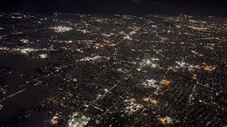 2022/1/23 JAL193便から望む金沢の夜景