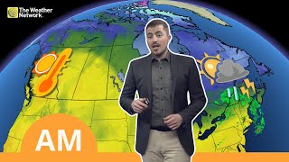 Weather Am: As Things Heat Up In The West, The East Gets Cool And Stormy