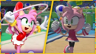 All 17 Events (Amy gameplay) | Mario and Sonic at the Rio 2016 Olympic Games (Wii U)