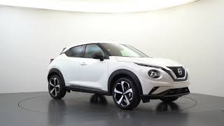 Stunning, High Spec Nissan Juke 1.0 DIG-T Tekna in Arctic White at Western and Barnetts Nissan