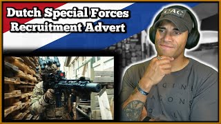 Marine reacts to INTENSE Dutch Special Forces Advert