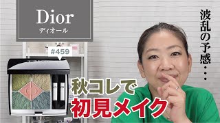 【Dior】459ナイトバード　秋コレ初見メイクで波乱？？【眺める動画 ♯371】