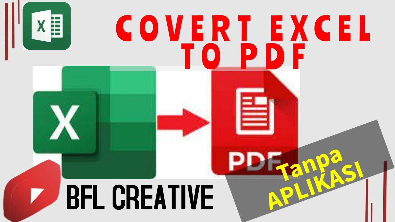 Cara Mengubah File Excel Menjadi PDF Agar Tidak Terpotong | Hanya 3 ...