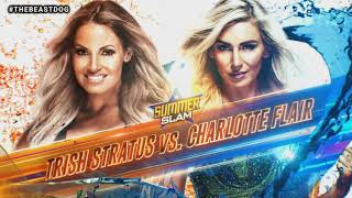 WWE SummerSlam 2019 Trish Stratus vs Charlotte Flair Official Match Card