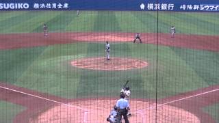 【慶應義塾 津留崎大成】夏季準々決勝vs桐蔭学園 星貴裕 第3打席