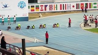 T11-13 Women 100m (-0.4)  race1：Dubai 2022 World Para Athletics Grand Prix