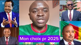 🆘Voici mon CHOIX pour 2025👇👇et J'assume🇨🇲🩷 Prière de respecter 👏👏👏