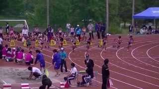 20140920志太榛原中学女子100ｍ予選2組