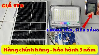 Review Đèn năng lượng mặt trời TPSolar 300W chống lóa |NguyenTrung Review