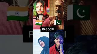 pasoori song||aish,nysha fathima,ali sethi & sahil sahajan 🥰🥰 #sorts #viral #song