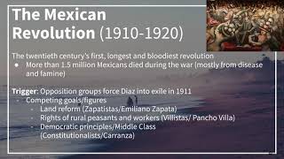 Mexican Revolution (1910-1920)