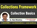 Collection Basics | Core Java Tutorial | Mr. Hari Krishna