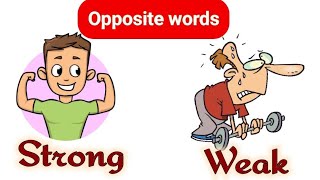 Opposite words in English | Opposite words | opposite words for preschoolers |opposites | Antonyms |