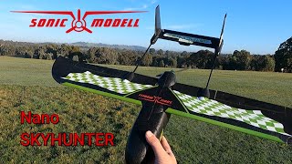 CRAZY Fast \u0026 Super Cheap RC Plane!! Sonicmodell Nano SKYHUNTER on 4S