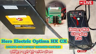 Battery Not Charging Solution Hero Electric Optima HX CX 2.0 Dual  Lithium-ion Battery Repair Part-1