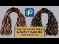 How To Paint Wavy & Curly Hair | Ibispaint X Tutorial