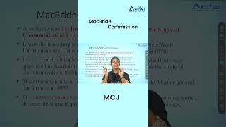 Mac Bride Commission | For Full Video Visit Our You Tube Channel #net #aifereducation #jrf