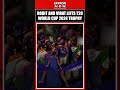 Rohit Sharma and Virat Kohli Lifts T20 World Cup 2024 Trophy To Show Fans | #shorts