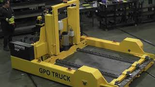 Die stacker (GPO truck) for low handling height, 20T capacity