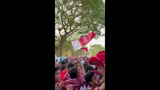 Qatar Fans Celebrates in Kerala located as Enamakkal Kettungal