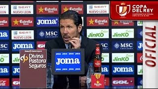 Rueda de Prensa de Simeone tras el Valencia CF (1-1) Atlético de Madrid - HD
