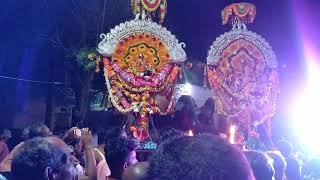 The Parikuda budhibar sandha procession is going