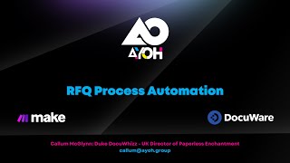 Automate Your RFQ Process with DocuWare and Make.com: Save Hours Every Week!