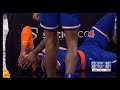 Cam Reddish falls on his head! Has to leave the game