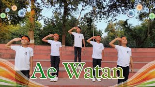 Ae Watan Watan Mere Aabad Rahe Tu | Dance Cover | Republic Day Dance | @lovetodanceak