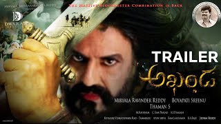 Akhanda-Nandamuri Balakrishna official Trailer | August 15 Akhanda Trailer Release|Boyapati Srinu|