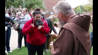 Pet Blessing as part of St. Francis Day at Viterbo University