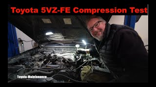 Toyota Engine 5VZ-FE with 280,000 miles compression test