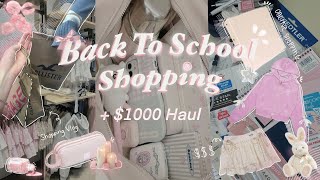 🛒♡ HUGE Back To School Shopping + $1000 HAUL 🛍️💸| dream wardrobe, online shopping, pr unboxing, etc