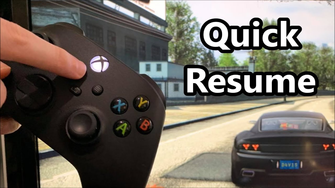 Xbox Series X / S How To Use Quick Resume! - YouTube