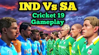 South africa vs India world cup T20 I Gameplay I Techno  Max I Cricket 19 #cricket #t20worldcup