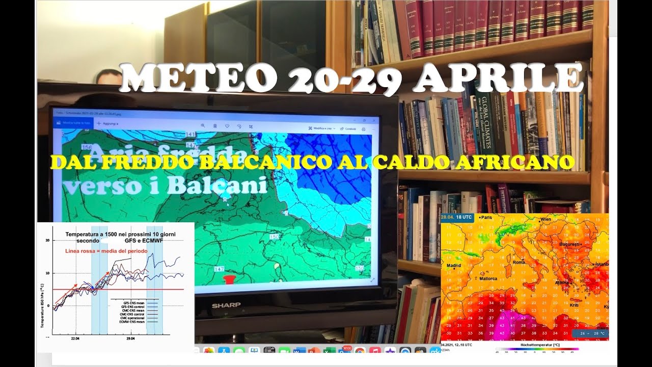 Meteo 20-29 Aprile. Dal Freddo Al Caldo In Appena 10 Giorni - YouTube