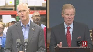 Video: Scott declares victory, but Florida Senate race still 'too close to call'