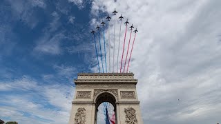 Así fue el desfile aéreo del 14 de julio sobre Paris, Francia