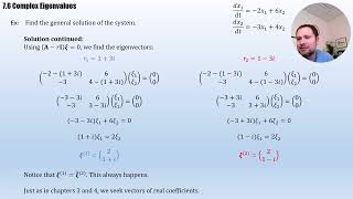 7.6 Complex Eigenvalues