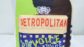 METROPOLITAN FUTURE VOICE PRINTED BACKPACK